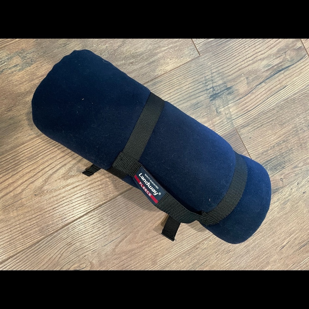 Navy Blue Fleece Stadium Blanket